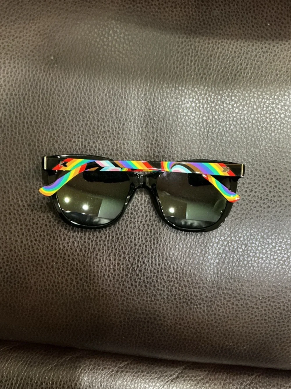 Knockaround Black Rainbow FAST LANES Polarized Sunglasses